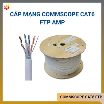 Cáp mạng Commscope Cat6 FTP AMP chống nhiễu chuyên dụng