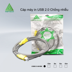 Cáp USB Máy in VSPTECH 2.0 Chống Nhiễu (1.5m)