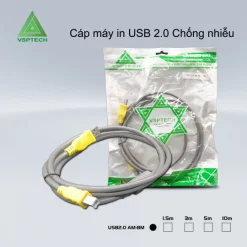 Cáp USB Máy in VSPTECH 2.0 Chống Nhiễu (10m)