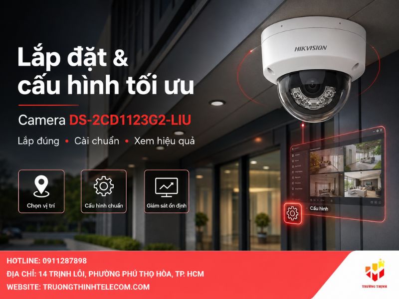 Hướng dẫn tư duy lắp đặt và cấu hình tối ưu camera DS-2CD1123G2-LIU