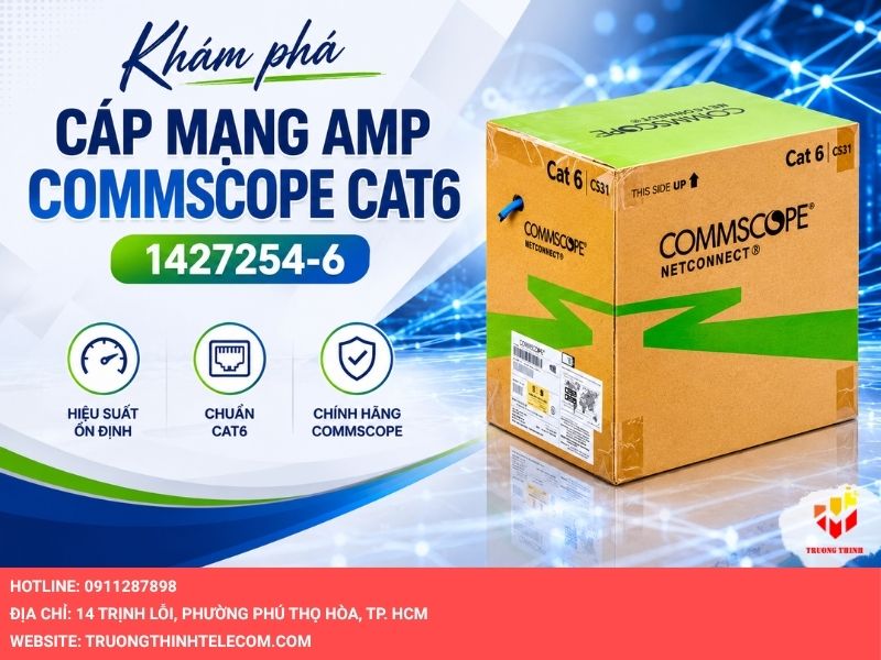 Khám phá Cáp mạng Commscope CAT6 1427254-6