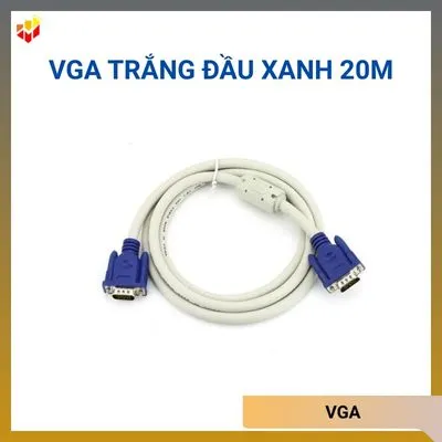 Vga Trắng Đầu Xanh 20m