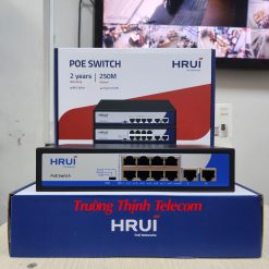 Switch POE Hrui 8 Port HR900-AF-82N