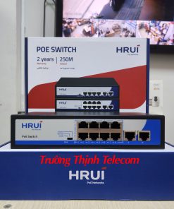 Switch POE Hrui 8 Port HR900-AF-82N