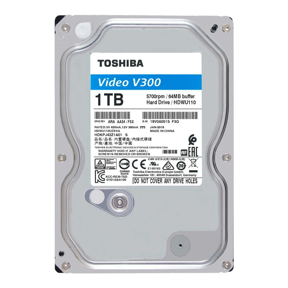 Ổ cứng Toshiba 1TB V300 VideoStream (HDWU110UZSVA)