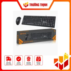 Bộ bàn phím chuột quang có dây Mixie X70