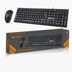 Bộ bàn phím chuột quang có dây Mixie X70