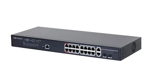 Switch POE KBVISION 16 Port KX-CSW16-PFG-230