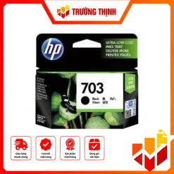 Mực in Phun màu HP 703 (CD887AA) Black