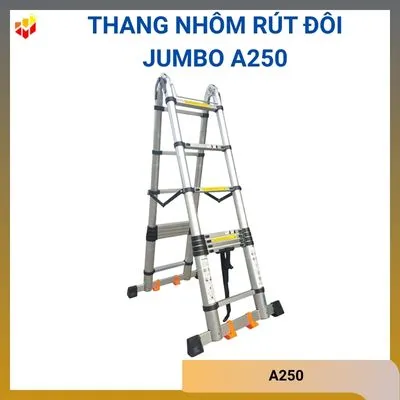 Thang nhôm rút đôi Jumbo A250