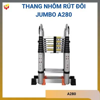 Thang nhôm rút đôi Jumbo A280