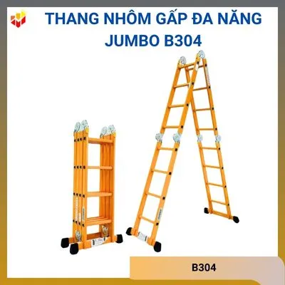 Thang nhôm gấp đa năng Jumbo B304