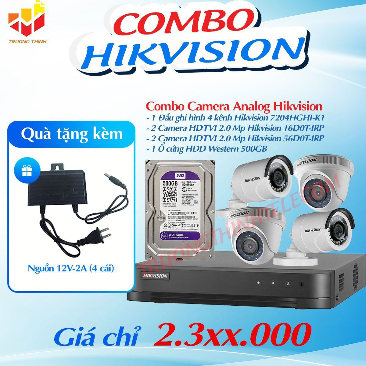 Dead Sốc Combo Xịn " Combo HIKVISION "