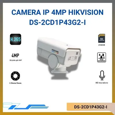 Camera IP 4MP HIKVISION DS-2CD1P43G2-I