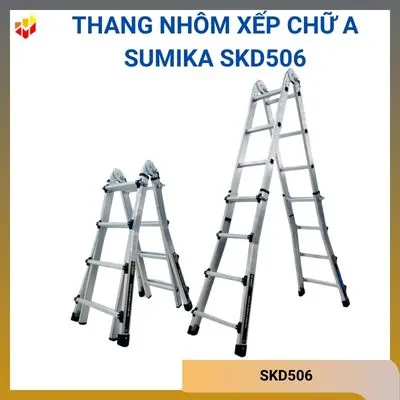 Thang nhôm xếp chữ A Sumika SKD506