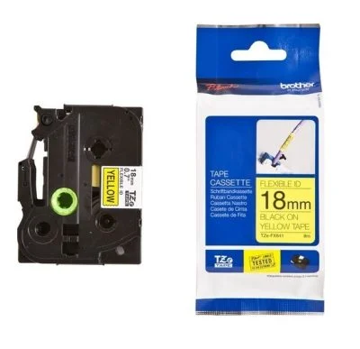 Nhãn in Brother có màng bảo vệ TZE-FX641