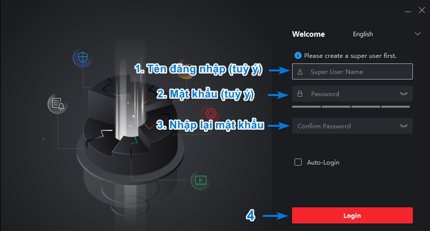 Đăng nhập vào tài khoản ivms-4200 Đăng nhập vào tài khoản ivms-4200