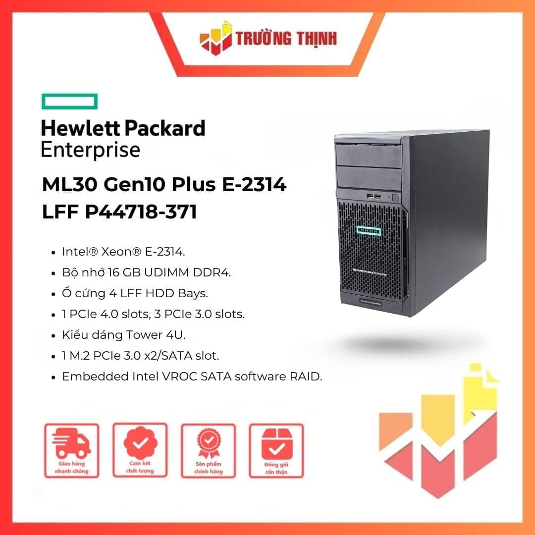 ML30 Gen10 Plus E-2314 LFF P44718-371