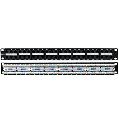 48-Port Patch Panel Alantek 302-201601-48AB