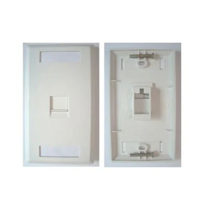 Faceplate US 1-port Alantek 302-203201-SHWH