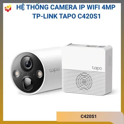 Hệ thống camera IP Wifi 4MP TP-LINK Tapo C420S1