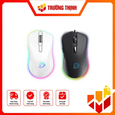 Chuột Gaming DareU EM908 RGB Black/White