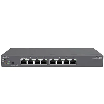 Switch PoE 8-Port EnGenius ECS1008P