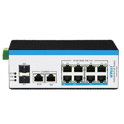Switch POE Hrui 8 Port HR600-AFG-822S