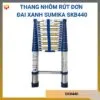 Thang nhôm rút đơn đai xanh Sumika SKB440