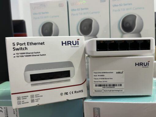 Switch POE Hrui 5 Port HR-SW0050