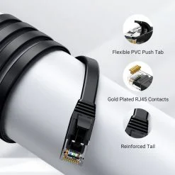 Cáp mạng đúc sẵn CAT6 dẹt dài 5M Ugreen 50176