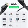 Cáp mạng đúc sẵn CAT6 dẹt dài 0.5M Ugreen 50172
