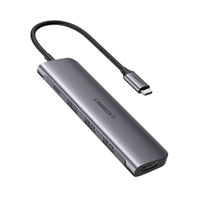 Bộ chuyển Ugreen 50209 USB-C sang HDMI + 3 cổng USB3.0