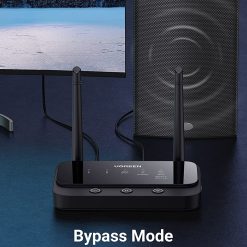 Bộ nhận và phát Bluetooth 5.0 aptX 100M hỗ trợ cổng 3.5mm, Optical Ugreen 20140
