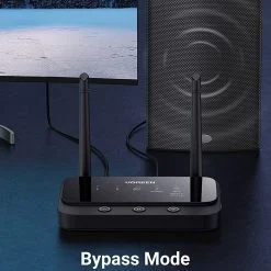 Bộ nhận và phát Bluetooth 5.0 aptX 100M hỗ trợ cổng 3.5mm, Optical Ugreen 20140