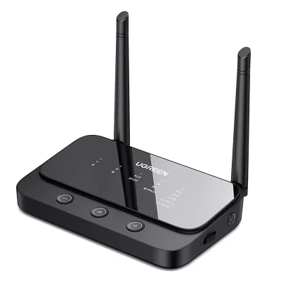 Bộ nhận và phát Bluetooth 5.0 aptX 100M hỗ trợ cổng 3.5mm, Optical Ugreen 20140
