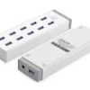 Bộ chia USB 3.0 10 cổng có nguồn 12V/5A Ugreen 20297