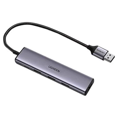 Bộ chia Ugreen 20805 USB 3.0 Type-A ra 4 cổng USB 3.0 (hỗ trợ nguồn Type-C)
