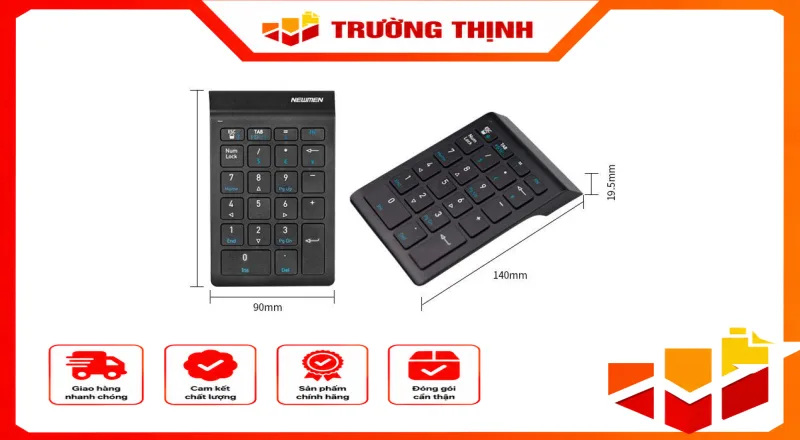 Bàn phím số không dây Newmen TK-029S