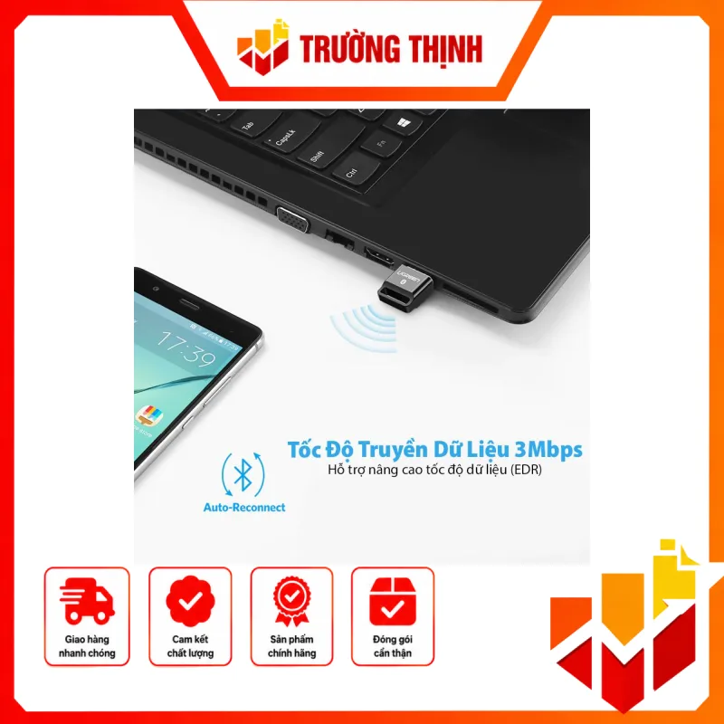 Thiết bị USB thu Bluetooth Ugreen 30524