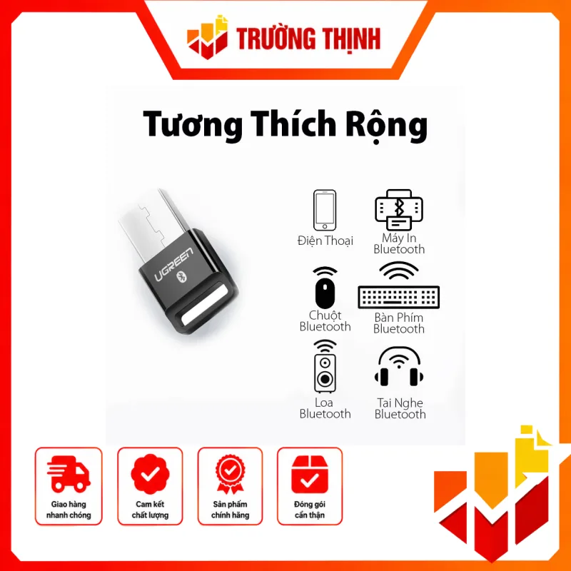 Thiết bị USB thu Bluetooth Ugreen 30524