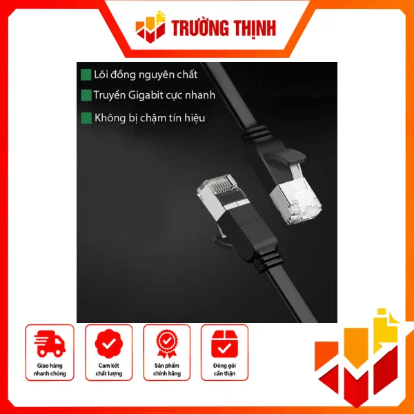 Dây mạng Cat6 dẹt dài 0.5M Ugreen 50183