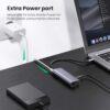 Bộ chuyển Ugreen 60718 Type C sang 4 cổng USB 3.0 + Lan RJ45 