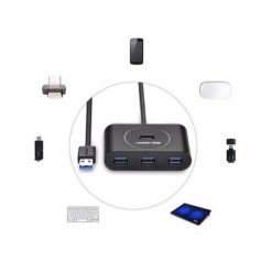 Bộ Chia 4 cổng USB 3.0 Ugreen 50263 dài 25cm
