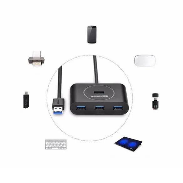 Bộ Chia 4 cổng USB 3.0 Ugreen 50263 dài 25cm