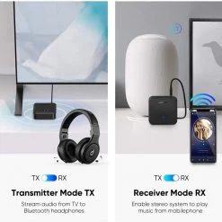 Bộ thu và phát Bluetooth 5.0 hỗ trợ APTX Ugreen 70158