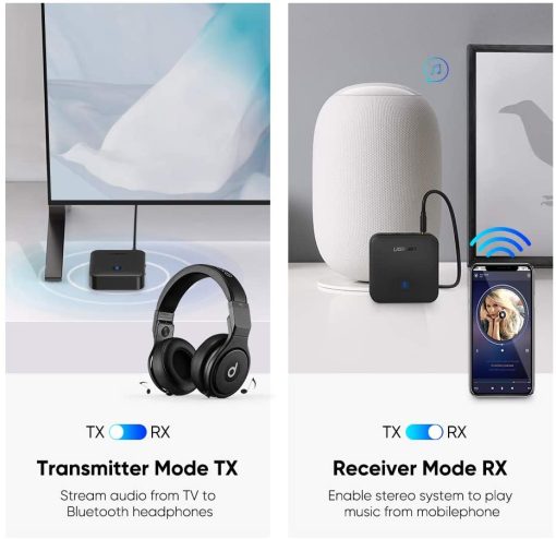 Bộ thu và phát Bluetooth 5.0 hỗ trợ APTX Ugreen 70158