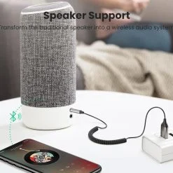 Bộ thu Bluetooth 5.0 dài 1.5M hỗ trợ Mic cổng 3.5mm Ugreen 70601