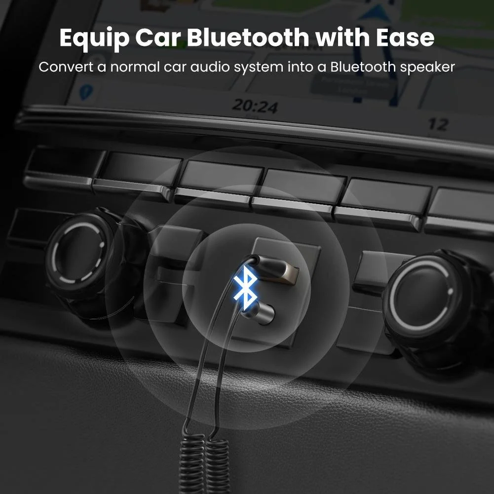 Ugreen 70601 là bộ thu Bluetooth 3.5mm hỗ trợ âm thanh