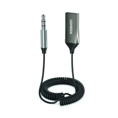 Bộ thu Bluetooth 5.0 dài 1.5M hỗ trợ Mic cổng 3.5mm Ugreen 70601